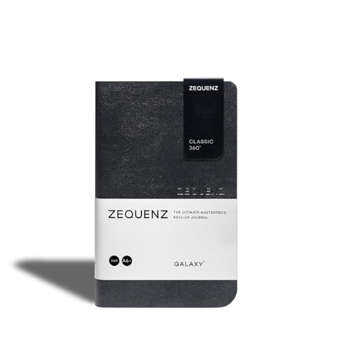 Zequenz Galaxy 360 Notizbuch A6-9x14 cm Anthrazit Kariert von Zequenz