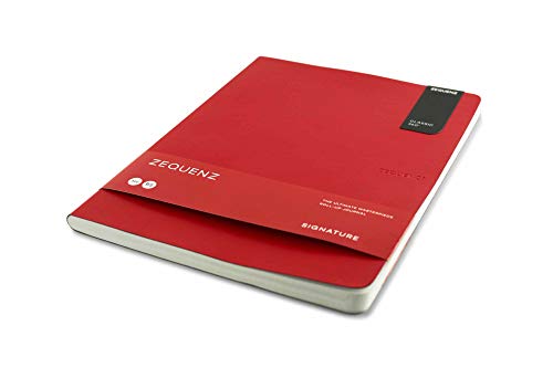 Zequenz Signature Lite 360 Notizbuch B5 Rot Liniert von Zequenz
