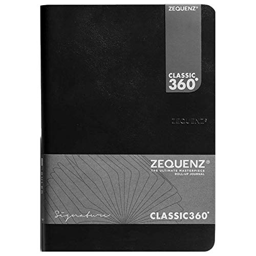 Zequenz Signature Lite 360 Notizbuch B6 Schwarz Liniert von Zequenz