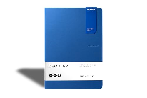 Zequenz The Color Notizbuch A5 Königsblau Kariert, 100 Blatt, 80 gsm, cremefarbenes Papier, 360° flachliegend, füllerfreundlich, Softcover Zequenz The Color Notizbuch A5 Königsblau Kariert, 100 Blatt, 80 gsm, cremefarbenes Papier, 360° flachliegend, füllerfreundlich, Softcover von Zequenz