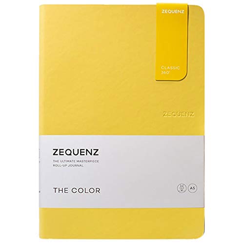 Zequenz The Color Notizbuch A5 Senfgelb Blank, 100 Blatt, 80 gsm, cremefarbenes Papier, 360° flachliegend, füllerfreundlich, Softcover Zequenz The Color Notizbuch A5 Senfgelb Blank, 100 Blatt, 80 gsm, cremefarbenes Papier, 360° flachliegend, füllerfreundlich, Softcover von Zequenz