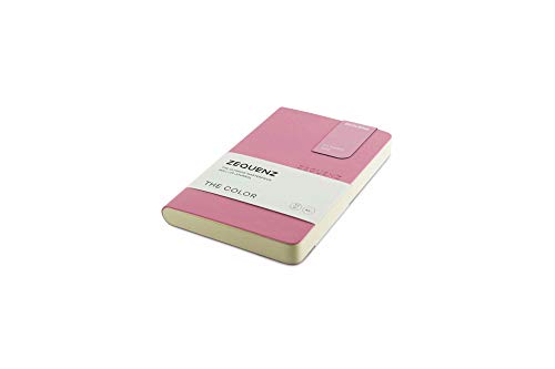 Zequenz The Color Notizbuch A6- Flieder Rose Kariert von Zequenz