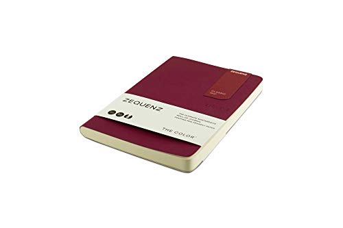 Zequenz The Color Notizbuch B6 Beeren Bordeaux Liniert von Zequenz