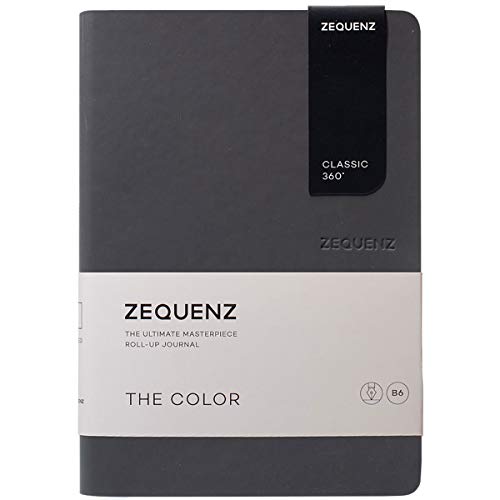 Zequenz The Color Notizbuch B6 Sturmgrau Gepunktet von Zequenz