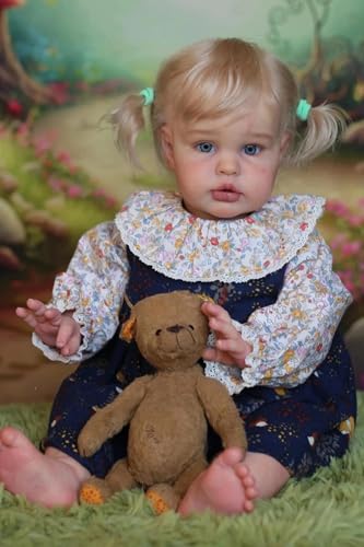 Zero pam Lebensgroße Reborn Toddler Baby Mädchen 60 cm, 24 Zoll Lebensechte Babypuppen Mädchen mit Blondes Haar, Weicher Baumwollkörper, Kleidung Zubehör, Realistische Newborn Babys Puppe für Kinder Zero pam Lebensgroße Reborn Toddler Baby Mädchen 60 cm, 24 Zoll Lebensechte Babypuppen Mädchen mit Blondes Haar, Weicher Baumwollkörper, Kleidung Zubehör, Realistische Newborn Babys Puppe für Kinder von Zero pam
