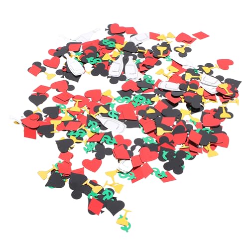 Zerodeko 1 Packung Konfetti Poker Thema für Partys Bunte Tischdekoration für Las Vegas Feiern für DIY Projekte und Fotokulissen Perfekter Spaß für Ihre Feierlichkeiten Zerodeko 1 Packung Konfetti Poker Thema für Partys Bunte Tischdekoration für Las Vegas Feiern für DIY Projekte und Fotokulissen Perfekter Spaß für Ihre Feierlichkeiten von Zerodeko