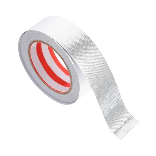 Zerodeko 1 Rolle Aluminium Folien Klebeband Hitzebeständiges Isolierband für Rohrreparatur Wasserdichtes Reparaturband für Wasserkocher Motorradauspuff und von Zerodeko
