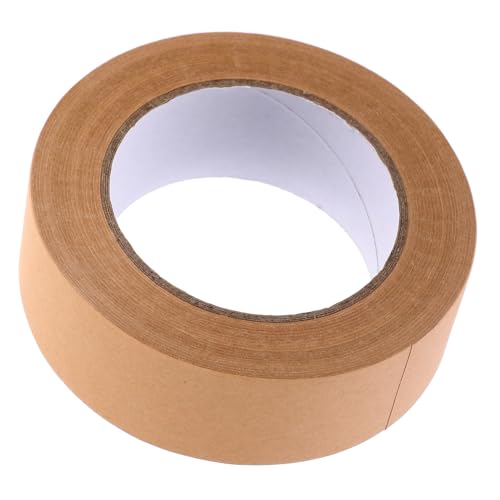 Zerodeko 1 Rolle Dichtungsband Ziehen Um Paket Klebeband Transparent Verpackung Abdeckband Klebrig Gummiert Für Packband Zum Nachfüllen Streifen Kraftpapier Light Brown von Zerodeko