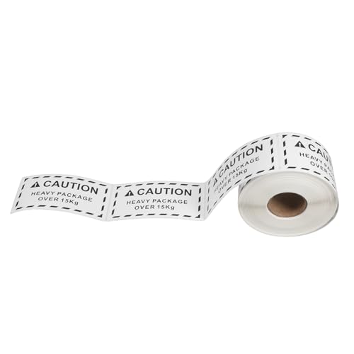 Zerodeko 1 Rolle Etikett „Übergewicht“. Thermoaufkleber-Etiketten Versandetikettenpapier Team-Lift-Aufkleber Aufkleber mit Warnschildern Warnaufkleber Kupferplattenaufkleber Weiß Zerodeko 1 Rolle Etikett „Übergewicht“. Thermoaufkleber-Etiketten Versandetikettenpapier Team-Lift-Aufkleber Aufkleber mit Warnschildern Warnaufkleber Kupferplattenaufkleber Weiß von Zerodeko