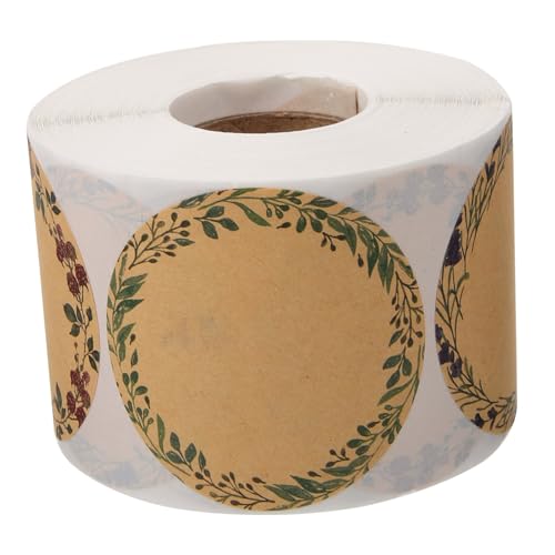 Zerodeko 1 Rolle Geschenkname Tag Aufkleber-etiketten Verpackung Selbstkleberetikett Klebrig Taschen Entfernbare Etiketten Abnehmbare Aufkleber Gruß Umschlagetikett Dekoration Kraftpapier Zerodeko 1 Rolle Geschenkname Tag Aufkleber-etiketten Verpackung Selbstkleberetikett Klebrig Taschen Entfernbare Etiketten Abnehmbare Aufkleber Gruß Umschlagetikett Dekoration Kraftpapier von Zerodeko