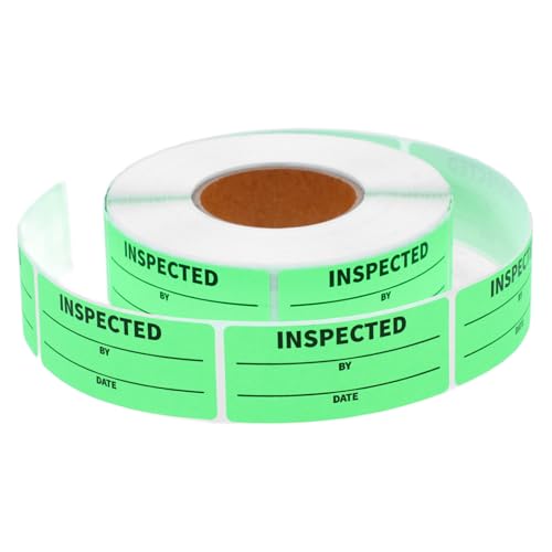 Zerodeko 1 Rolle Inventarkontroll-tags Klebrig Halten Aufkleber Für Inventaretiketten Organisieren Lagerbestandsaufkleber Einzelhandel Wiederverwendbar Green Pvc von Zerodeko