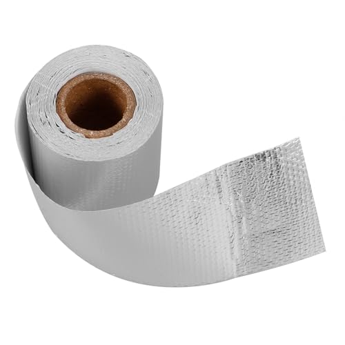 Zerodeko 1 Rolle Klebeband Folienband Für Kanal Alu-rohrleitung Thermoband Wickeln Hitze Hoch Isolierung Schwer Liner Abdeckung Aluminiumband Für Kanal Geräte Aluminiumfolie von Zerodeko