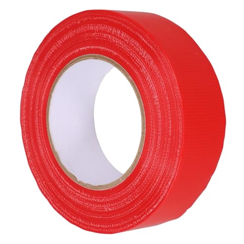 Zerodeko 1 Rolle Klebeband Teppichband einseitig Verputzen Dichtungsband für Rohrlecks klebrig schwer Verschlussband für Kleidung Gewebeband Stoffband Klebebänder rot von Zerodeko