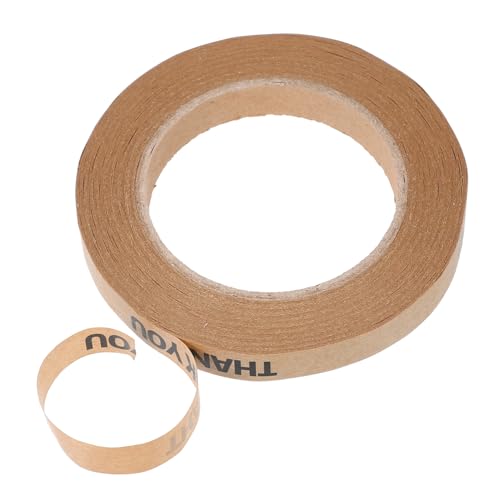 Zerodeko 1 Rolle Selbstklebendes Verpackungsklebeband aus Kraftpapier für Geschenktüten Lebensmittelverpackungen Blumenarrangements für Kleine Unternehmen Kreative Projekte von Zerodeko