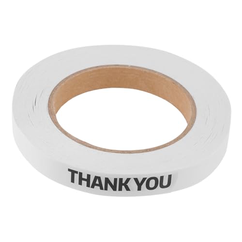 Zerodeko 1 Rolle Takeaway -Versiegelungsband runden Beutelverschlussbänder Packband nachfüllen Klebebänder für Packtaschen Kartonversiegelband Klebebänder zum Abdichten Papier Weiß Zerodeko 1 Rolle Takeaway -Versiegelungsband runden Beutelverschlussbänder Packband nachfüllen Klebebänder für Packtaschen Kartonversiegelband Klebebänder zum Abdichten Papier Weiß von Zerodeko