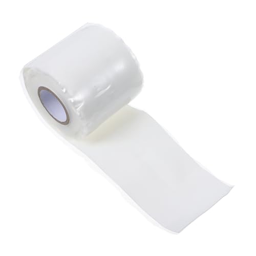 Zerodeko 1 Rolle Wasserdichtes Klebeband Rohrband für Wasserlecks Schlauchband Wasserband Reparaturband für Schläuche Schlauch Reparatur Wasserleckband Silikon-Gummi Weiß von Zerodeko