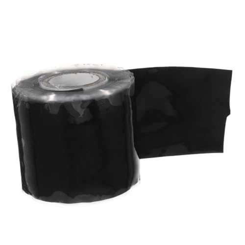 Zerodeko 1 Rolle Wasserdichtes Klebeband Schlauch Reparatur Wasserleckband Selbstverschweißendes Silikonband Klempnerband Schlauchband Wasserband Silikon-gummi Black von Zerodeko