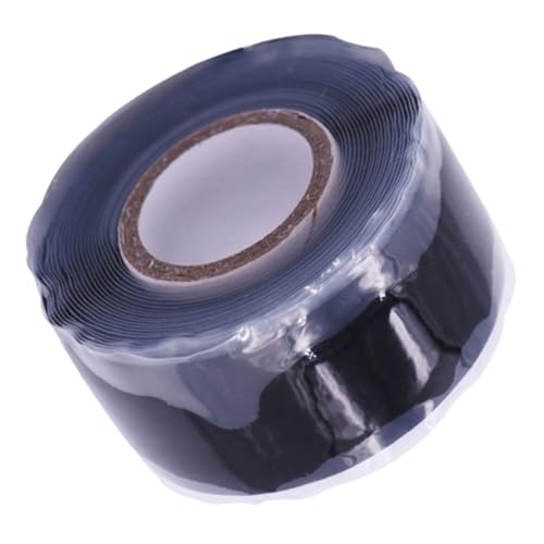 Zerodeko 1 Rolle Wasserdichtes Klebeband Wasserdichtes Band Im Freien Klempner Klebrig Installation Neon-klebeband Gummiert Bleiband Gartenschlauch Rohr Dichtungsband Schwarz Kieselgel von Zerodeko