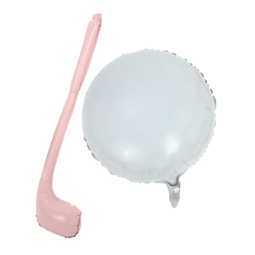 Zerodeko 1 Sätze Hochwertigen Inflatable Golf Ball und Golf Schläger Luftballons für Themen Geburtstagsfeiern und Veranstaltungen Teiliges aus Langlebigem Leichtem Aluminiumfolie für von Zerodeko