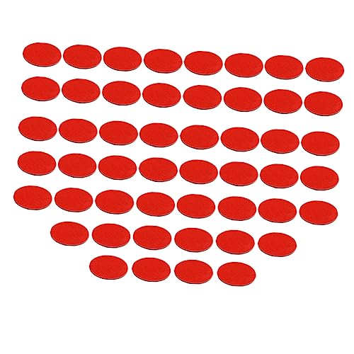Zerodeko 1 Satz Autoparfümkleber Mit Aufklebern Klebeband Reparaturkleber Für Doppelseitige Pads Runde Selbstklebende Nummernstreifen Auf Der Rückseite Kreise Autozubehör 50 Stück von Zerodeko