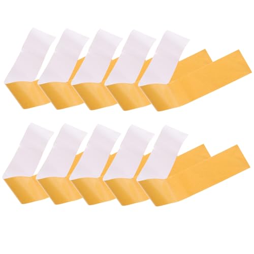 Zerodeko 1 Satz Doppelseitiges Klebeband Holzbearbeitung Doppelseitiges Wasserfestes Klebeband Beidseitig Werkzeug Doppelseitiges Starkes Band Doppelseitig Klebrig Pvc Gelb 10 Stück von Zerodeko