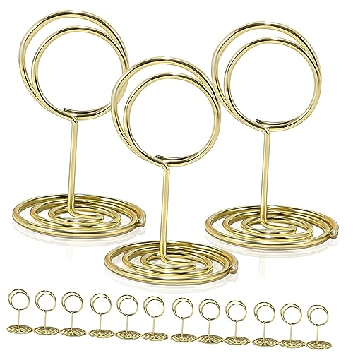Zerodeko 1 Satz Esstischnummer Rack Hochzeiten Tischkartenhalter Name Fotohalter Runder Esstisch Tischnummernhalter Für Die Hochzeit Nennenkartenhalter Umweltschutz Galvanik 30 Stück von Zerodeko