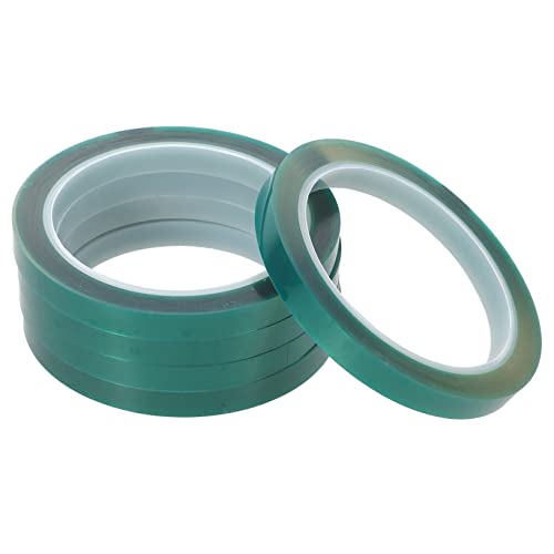 Zerodeko 1 Satz Hochtemperaturresistenter Schutzfilm Hitze Abdeckband Klebeband Im Freien Wärmeband Doppelseitiges Klebeband Wärmeübertragungsbänder Schutzband Das Haustier Grün 5rollen Zerodeko 1 Satz Hochtemperaturresistenter Schutzfilm Hitze Abdeckband Klebeband Im Freien Wärmeband Doppelseitiges Klebeband Wärmeübertragungsbänder Schutzband Das Haustier Grün 5rollen von Zerodeko