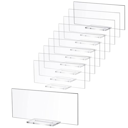 Zerodeko 1 Satz Transparente Platzkarten Diy Hochzeitstischkarten Leere Namenskarten Für Feiern Für Hochzeiten Geburtstage Und Besondere Anlässe 10 Stück von Zerodeko