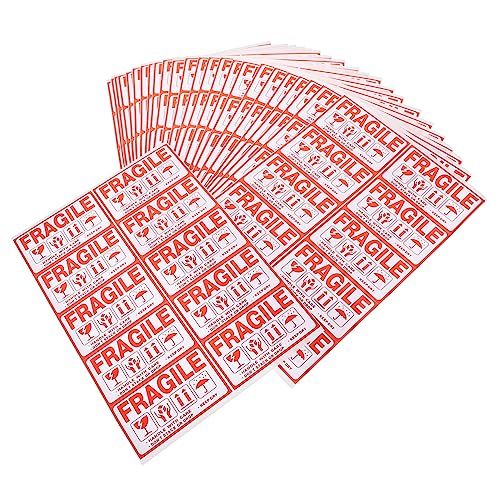 Zerodeko 1 Satz Zerbrechliche Warnschilder Versand Klein Etikettenaufkleber Verpackungsaufkleber Nicht Ziehen Um Vinyl-aufkleber Klebeetiketten Rot Kupferstichaufkleber 20 Blatt Zerodeko 1 Satz Zerbrechliche Warnschilder Versand Klein Etikettenaufkleber Verpackungsaufkleber Nicht Ziehen Um Vinyl-aufkleber Klebeetiketten Rot Kupferstichaufkleber 20 Blatt von Zerodeko