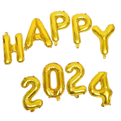 Zerodeko 1 Set Aluminiumfolienballons Frohes Neues Jahr Ballons Party Dekoballons 2024 Folienballons Zerodeko 1 Set Aluminiumfolienballons Frohes Neues Jahr Ballons Party Dekoballons 2024 Folienballons von Zerodeko