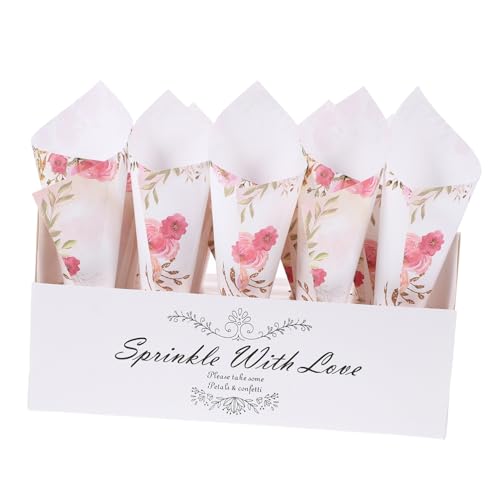 Zerodeko 1 Set Hochzeits-blumenblätter, Konfetti- Und Ständer, Party-konfetti- -halter, Box, Mitbringsel von Zerodeko