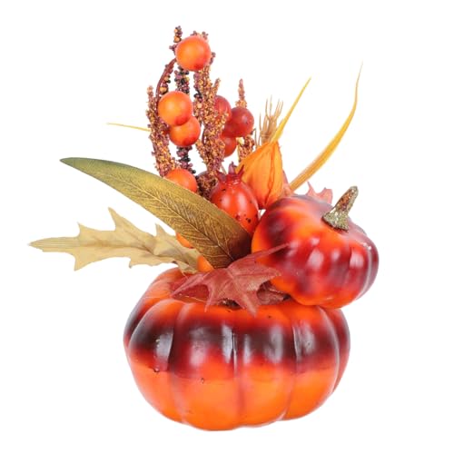 Zerodeko Entzückende Kürbis Imitation Kürbis Schmuck Dekoration Für Thanksgiving Tischplatte Schmuck von Zerodeko