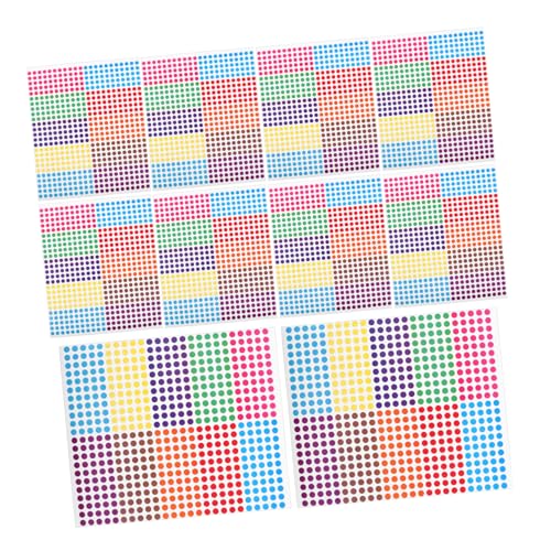 Zerodeko 10 Blatt Farbige Punktaufkleber Abziehbare Selbstklebende Etiketten für Schnelle Organisation Bunte Rundaufkleber für Büro und Schule Zerodeko 10 Blatt Farbige Punktaufkleber Abziehbare Selbstklebende Etiketten für Schnelle Organisation Bunte Rundaufkleber für Büro und Schule von Zerodeko