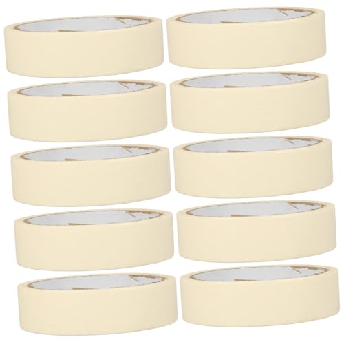 Zerodeko 10 Rollen Abdeckband Farbig Maskierung Malerband Lieferungen Von Autolacken Künstlerband Farbband Auto-klebeband Auto -lackband Papier Weiß Zerodeko 10 Rollen Abdeckband Farbig Maskierung Malerband Lieferungen Von Autolacken Künstlerband Farbband Auto-klebeband Auto -lackband Papier Weiß von Zerodeko