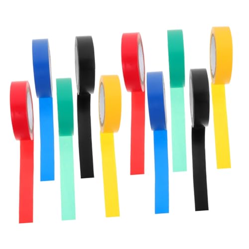 Zerodeko 10 Rollen Innen Elektrische Band Elektrische Band Klebeband Pvc Elektrische Bänder von Zerodeko