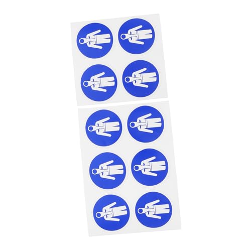 Zerodeko 10 Stück Etiketten Für Schutzkleidung Warnzeichen Sicherheitsschildaufkleber Vorsicht Aufkleber Industriezeichen Anti-rutsch-warnaufkleber Sicherheitswarnung Warnschild Blue Papier Zerodeko 10 Stück Etiketten Für Schutzkleidung Warnzeichen Sicherheitsschildaufkleber Vorsicht Aufkleber Industriezeichen Anti-rutsch-warnaufkleber Sicherheitswarnung Warnschild Blue Papier von Zerodeko