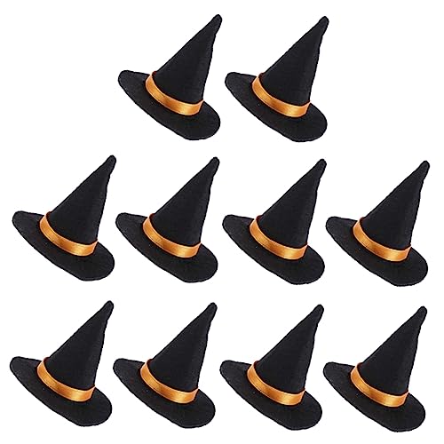 Zerodeko 10 Stück Halloween Hexenhüte für Weinflaschen Dekorative Partyhut Accessoires zur Verschönerung von Tischdekorationen und Festlichkeiten Zerodeko 10 Stück Halloween Hexenhüte für Weinflaschen Dekorative Partyhut Accessoires zur Verschönerung von Tischdekorationen und Festlichkeiten von Zerodeko