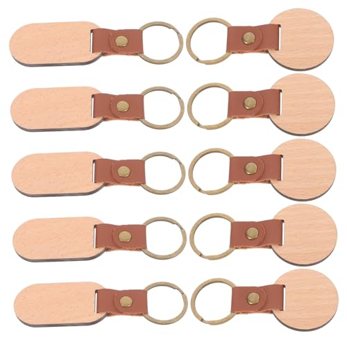 Zerodeko 10 Stück Holz Schlüsselanhänger Blanko aus Buchenholz Gravur Rohlinge für DIY Personalisierbare Schlüsselringe für Bastelprojekte und Zerodeko 10 Stück Holz Schlüsselanhänger Blanko aus Buchenholz Gravur Rohlinge für DIY Personalisierbare Schlüsselringe für Bastelprojekte und von Zerodeko