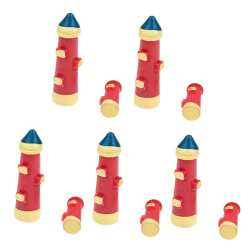 Zerodeko 10 Stücke Miniatur Leuchtfeuer Harz Mittelmeer Decor Desktop Ornamente Zerodeko 10 Stücke Miniatur Leuchtfeuer Harz Mittelmeer Decor Desktop Ornamente von Zerodeko