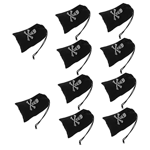 Zerodeko 10 Stück Piraten Kordelzugbeutel Teiliges Halloween Süßigkeiten Aufbewahrungstaschen mit Design für Partys und für Halloween und Kindergeburtstage Zerodeko 10 Stück Piraten Kordelzugbeutel Teiliges Halloween Süßigkeiten Aufbewahrungstaschen mit Design für Partys und für Halloween und Kindergeburtstage von Zerodeko