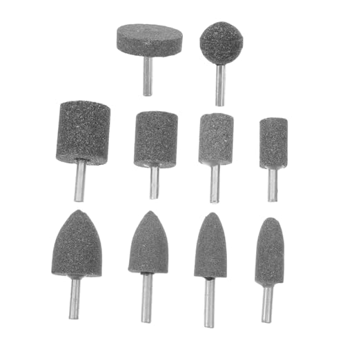 Zerodeko 10 Stück Schleifscheiben-schleifkopf Rotationspolierbits Abrasiver Schleifkopf Bohrer Montierter Stein Polierscheibe Für Bohrer Rotierender Schleifkopf Rad Braunes Edelkorund Grey Zerodeko 10 Stück Schleifscheiben-schleifkopf Rotationspolierbits Abrasiver Schleifkopf Bohrer Montierter Stein Polierscheibe Für Bohrer Rotierender Schleifkopf Rad Braunes Edelkorund Grey von Zerodeko