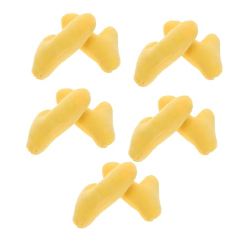 Zerodeko 10 Stück Teiliges Chinesische Drachenhörner aus Weichem Plüschstoff DIY Haar Accessoires zum Basteln von Haarreifen und Haarschmuck Vielseitige Niedliche Kopfschmuckteile für von Zerodeko