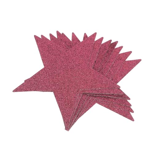 Zerodeko 10 Stück Teiliges Filmstern Papier Cutouts Weinrot Glitzernde Sterne für Movie Night Klassenzimmer Dekoration Pinnwand und Partyzubehör Zerodeko 10 Stück Teiliges Filmstern Papier Cutouts Weinrot Glitzernde Sterne für Movie Night Klassenzimmer Dekoration Pinnwand und Partyzubehör von Zerodeko