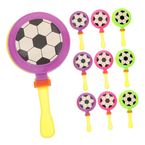 Zerodeko 10 Stück Teiliges Handklatscher aus Kunststoff für Fußballveranstaltungen Bunte Klatschhände für Partys und Feiern zum Anfeuern und Jubeln Zerodeko 10 Stück Teiliges Handklatscher aus Kunststoff für Fußballveranstaltungen Bunte Klatschhände für Partys und Feiern zum Anfeuern und Jubeln von Zerodeko