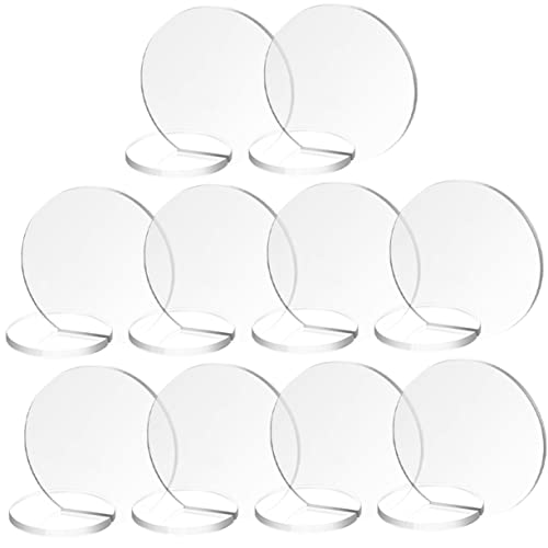 Zerodeko 10 Stück Teiliges Transparente Runde Tischnummern für Hochzeit Tischdekoration DIY Blanko Sitzplatzschilder mit Glatten Kanten Wiederverwendbar für Feierlichkeiten und Partys Zerodeko 10 Stück Teiliges Transparente Runde Tischnummern für Hochzeit Tischdekoration DIY Blanko Sitzplatzschilder mit Glatten Kanten Wiederverwendbar für Feierlichkeiten und Partys von Zerodeko