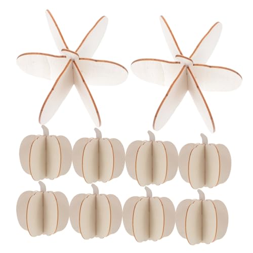 Zerodeko 10 Stück Thanksgiving-kürbisse Aus Holz: 3d-kürbisse Aus Unbehandeltem Holz Zum Bemalen – Herbst-tischdekoration Zum Basteln, Herbst-heimdeko Zerodeko 10 Stück Thanksgiving-kürbisse Aus Holz: 3d-kürbisse Aus Unbehandeltem Holz Zum Bemalen – Herbst-tischdekoration Zum Basteln, Herbst-heimdeko von Zerodeko