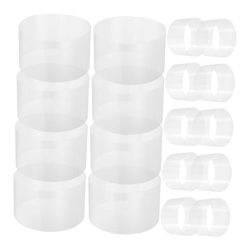 Zerodeko 100 Blatt Transparent Cake Collar Folie Selbstklebende Tortenrandfolie für Mousse und Schokoladenkuchen Hochtransparent für Feiern und Anlässe von Zerodeko