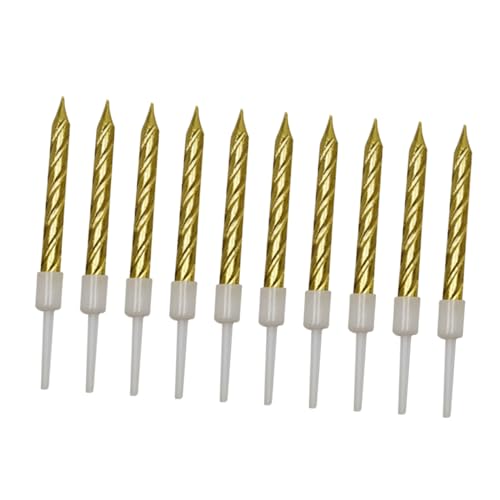 Zerodeko 100 Stück Goldene Spiralförmige Geburtstagskerzen für Kuchen Partydekorationen Langlebig und Sicher Geeignet für Geburtstag Hochzeit Themenfeier Vielseitig Einsetzbar als Zerodeko 100 Stück Goldene Spiralförmige Geburtstagskerzen für Kuchen Partydekorationen Langlebig und Sicher Geeignet für Geburtstag Hochzeit Themenfeier Vielseitig Einsetzbar als von Zerodeko