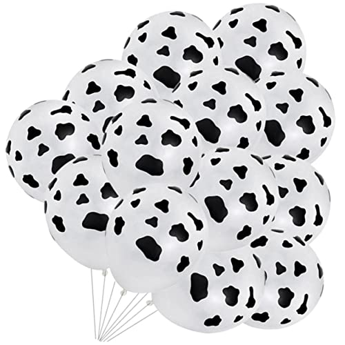 Zerodeko 100 Stück Kuh Luftballons mit Lustigem Kuhmuster für Kindergeburtstag Cowboy Western Party Dekoration und Vielseitig für Feier Garten Schule und Events Geeignet Zerodeko 100 Stück Kuh Luftballons mit Lustigem Kuhmuster für Kindergeburtstag Cowboy Western Party Dekoration und Vielseitig für Feier Garten Schule und Events Geeignet von Zerodeko