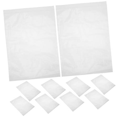 Zerodeko 100 Stück Versiegelter Beutel Wiederverschließbar Klare Verpackungsbeutel Mehrere Mit Ziehen Um Klarer Reise-kulturbeutel Poly Groß Selbst Plastik Transparent von Zerodeko